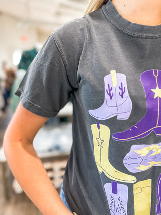 LSU Dressed In Boots Graphic Tee