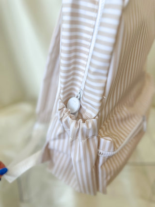 TRVL Pimlico Stripe Sand Backpack