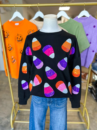 Candy Corn Queen Sweatshirt