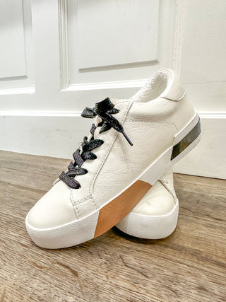 Off White The Sweet Life Tan Detail Leather Sneaker