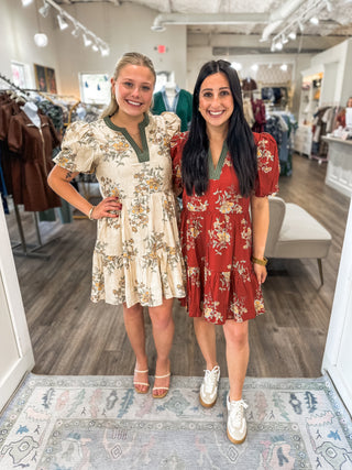 Willow Breeze Ecru Mini Dress