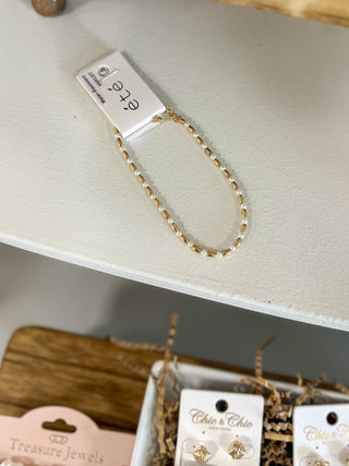 The Summer Glow Beaded Anklet