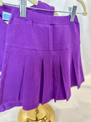 Purple Go Fight Win Cheerleader Uniform