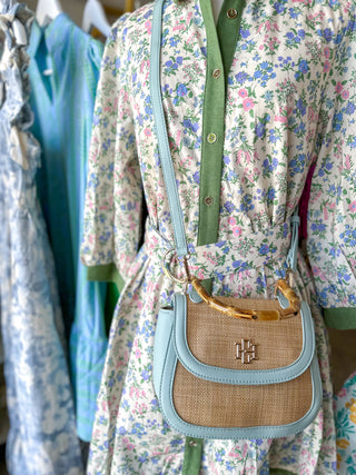 Natural Mint Jessica Handbag | Caroline Hill