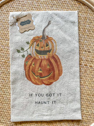 You Got It Haunt It Hand Painted Decorative Towel