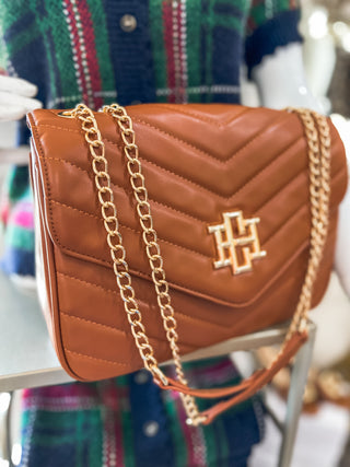 Saddle Brown Mia Crossbody