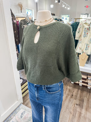 The Olive Rowan Ribbed Sweater