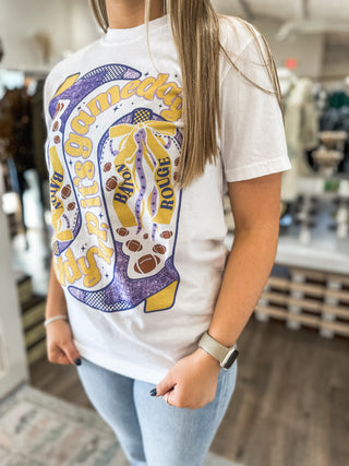 Baton Rouge Boots Tee