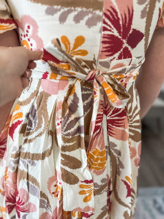 Petals in the Sun Midi Dress