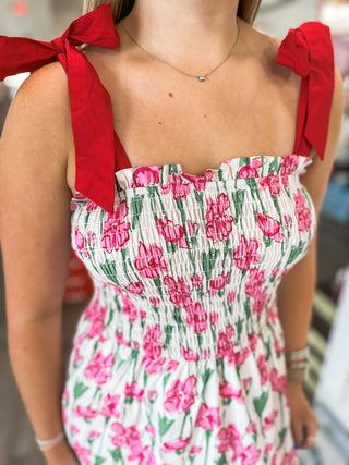 Pink Garden Gala Maxi Dress