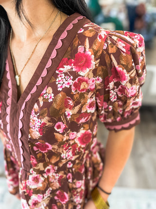 Wildberry Fields Short Sleeve Top