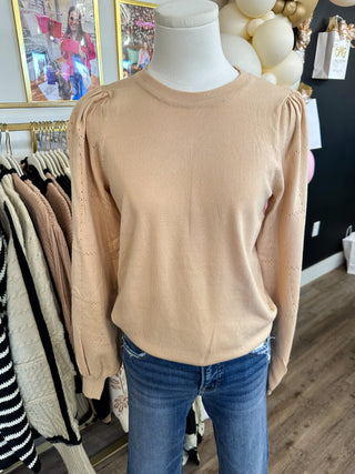 Taupe Every Lady Needs Long Sleeve Top