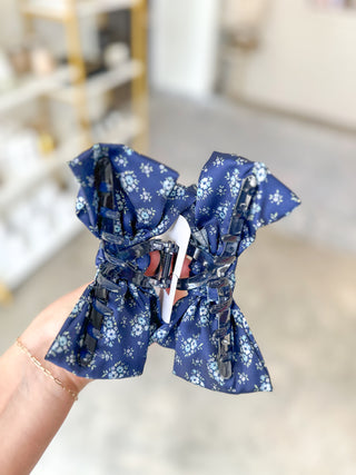 Endless Daydream Satin Bow Claw Clip