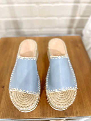 Blue Vista Espadrille Platform Sandal