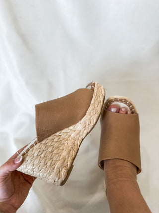 Apricot Raina Espadrille Slip On Wedge - OASIS SOCIETY