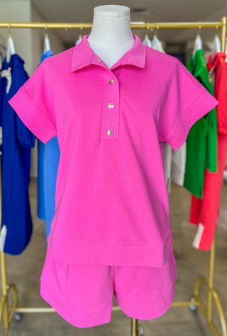 Pink Becca Shorts Set