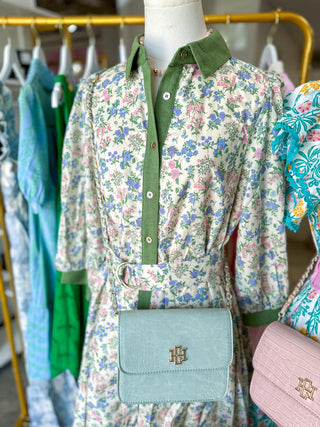 Mint EC Evelyn Crossbody  | Caroline Hill