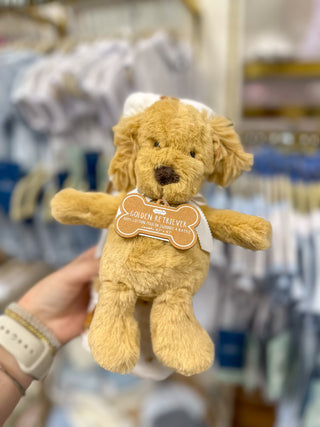 Retriever Swaddle & Rattle Set