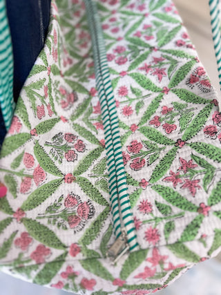 Whitley Green Floral Print Duffle Bag