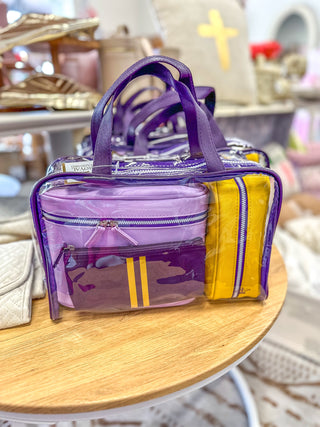 Purple & Yellow Livie Travel Gift Set