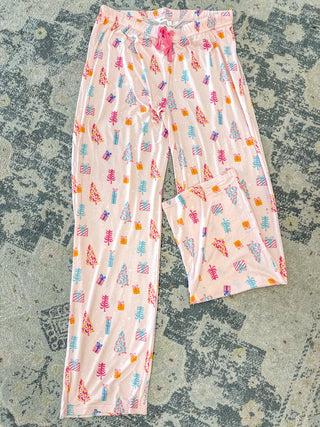 Twinkle Tree Sleep Pants Light Pink/Multi