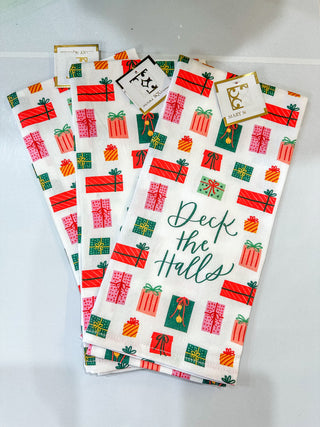 Deck The Halls Tea Towel