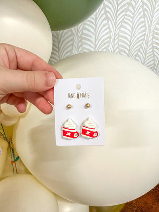 Hot Chocolate Mug Earring Set