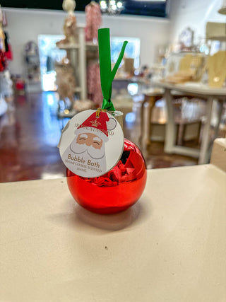 Jolly Santa Bubble Bath Ornament