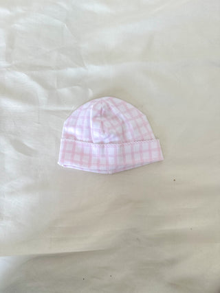 Paty Pink Gingham Saylor Beanie