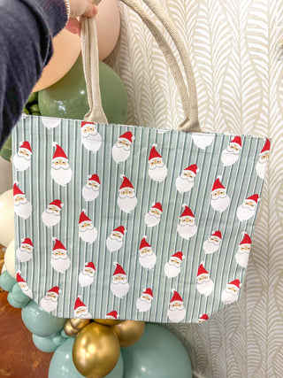 Jolly Santa Tote Bag