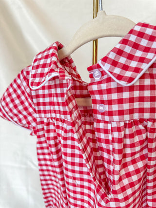 Red Check Thomas Bubble