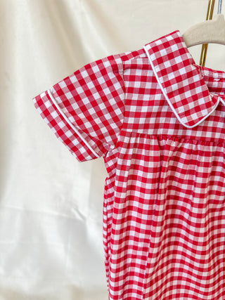 Red Check Thomas Bubble