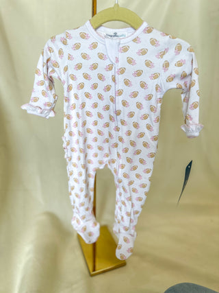 Light Pink Touchdown Cutie Zippie Footie