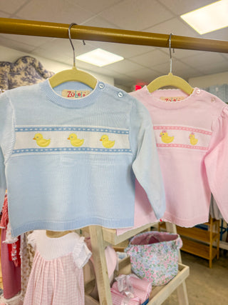 Blue Duck Knit Lightweight Knit Sweater