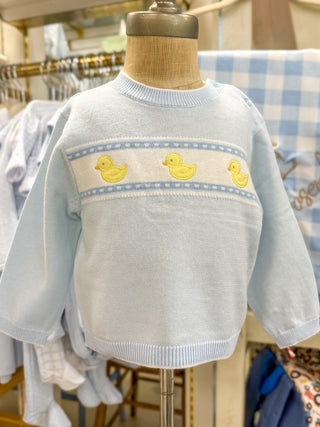 Blue Duck Knit Lightweight Knit Sweater