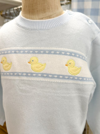 Blue Duck Knit Lightweight Knit Sweater