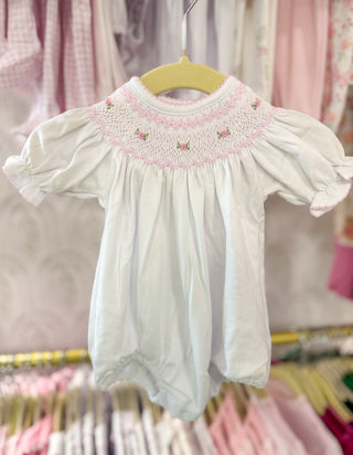 White & Pink Grace Bishop Bubble