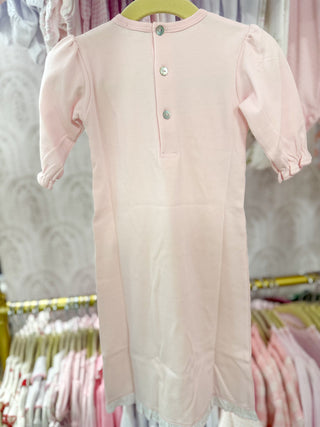 Pink Smocked Bows Daygown