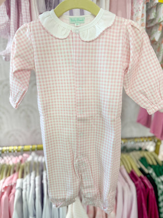 Pink Check Pima Cotton Take Me Home Converter