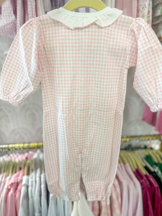 Pink Check Pima Cotton Take Me Home Converter