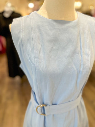 Baby Blue Crush Belted Mini Dress - Everyday EDEN Boutique & Gifts