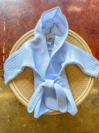 Baby Blue Quilted Baby Robe - Everyday EDEN Boutique & Gifts