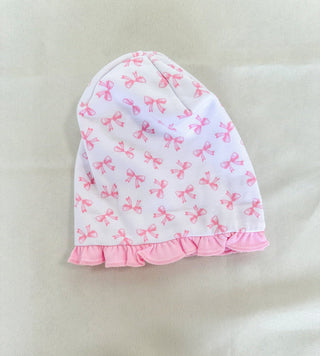 Baby Bows Printed Ruffle Hat - Magnolia Baby - Everyday EDEN Boutique & Gifts