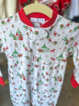 Baby Loren Christmas Footies - Everyday EDEN Boutique & Gifts