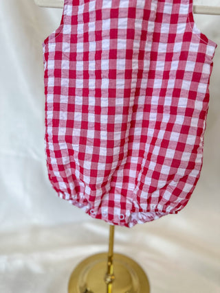 BB Red Seersucker Sun Bubble - Everyday EDEN Boutique & Gifts