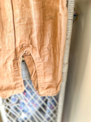 Beige Floral Embroidered Collar Romper - Everyday EDEN Boutique & Gifts