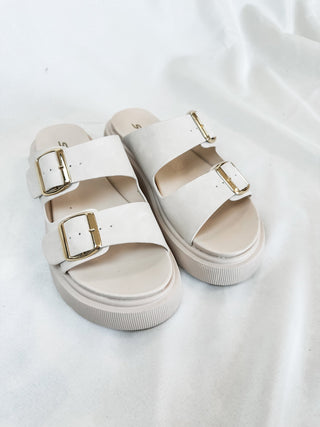 Beige Nubuck Prepare For The Hottest Summer Sandal - Everyday EDEN Boutique & Gifts