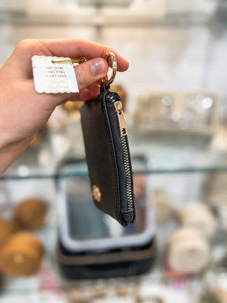 Black Little Luxe ID Leather Pouch - Everyday EDEN Boutique & Gifts