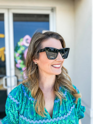 Black Porto Sunglasses - Katie Loxton - Everyday EDEN Boutique & Gifts