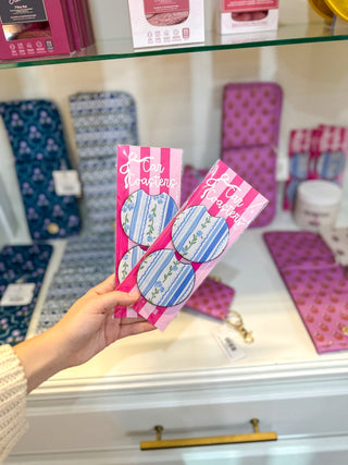 Blue Floral Car Coaster - Set of 2 - Everyday EDEN Boutique & Gifts